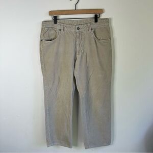 Patagonia Tan Corduroy Pants Straight Leg